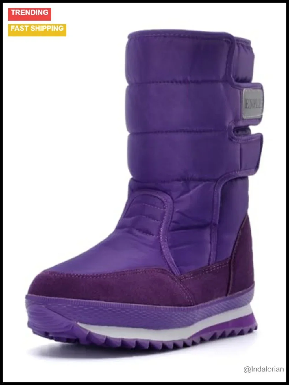 Waterproof Frosty Snow Boots with Faux Fur Lining